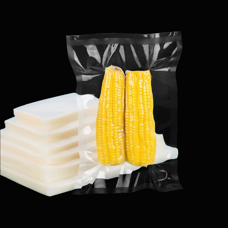 High-temperature Steaming Transparent  Vacuum 3 Sealed Pouches