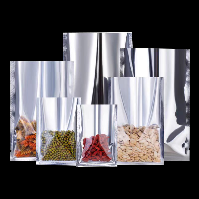Transparent Front Aluminized Back Non-zipper 3 Sealed Pouches